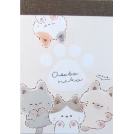 Crux Asobu Neko (Cat) Believe in Miracles Mini Memo Pad~KAWAII!!