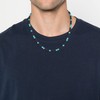 GAVU Men's Necklace with Matte Onyx and Natural Stone Beads