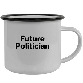 Future Politician - Stainless Steel 12oz Camping Mug, Black