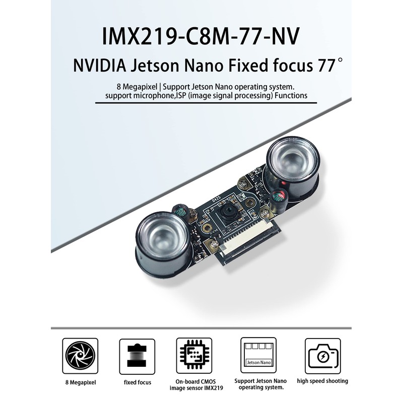 SEENGREAT IMX219 8MP IR Camera for Jetson Nano Adopts IMX219