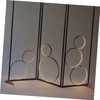 DOITOOL Folding Screen Stand Base for Privacy Screens Wooden Room