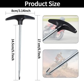 Holoras Brake Spring Hook, Exhaust Pipe Spring Hook Puller Tool for Vehicle Springs Removal and Installation