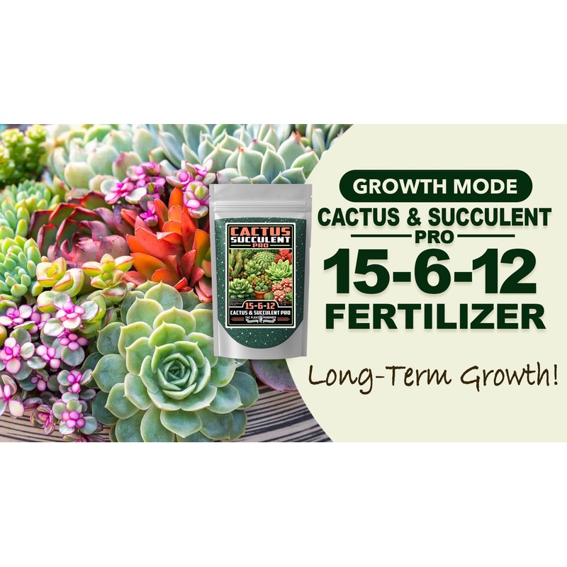 Fertilizer Commercial Grade | Cactus & Succulent Pro 15-6-12 |