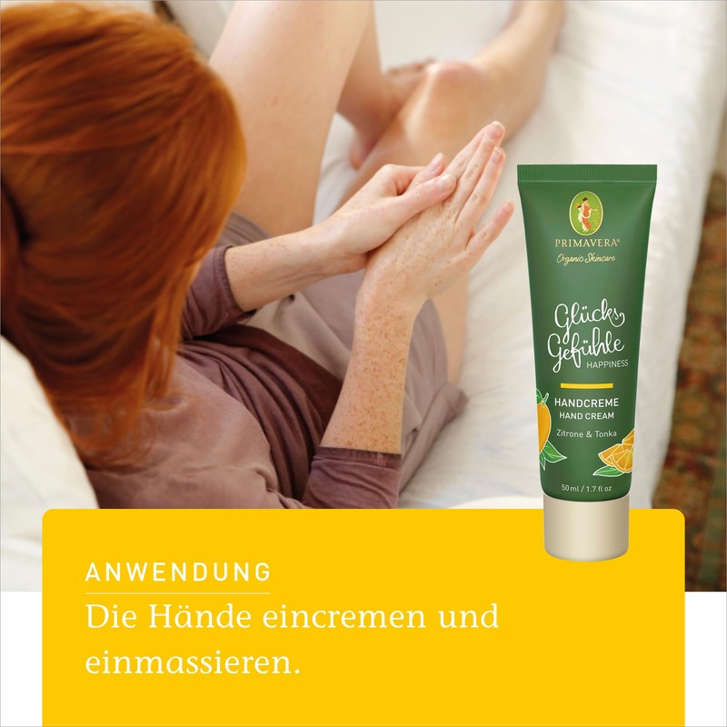 PRIMAVERA Happiness Hand Cream 50 ml - Natural Cosmetics -