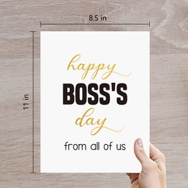 Goroar Jumbo Boss’s Day Card, Big Boss’s Day Card from Employee, Happy Boss’s Day from All of Us