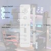 Leikurvo 2er Set Wii-Fernbedienung Gamecontroller, Controller Remote mit Nunchuck Controller