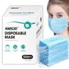 500 Pcs Blue Disposable Face Masks, 3 Ply Face Masks