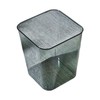 Open Waste Basket Acrylic Transparent Large Capacity Multifunctional Garbage Container