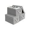 StorageWorks Storage Bins with Lids, Decorative Storage Boxes with Lid