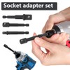 XSPANDER Updated 3pcs Socket Adapter Set DW2541IR, DW2542IR, DW2547IR Compatible