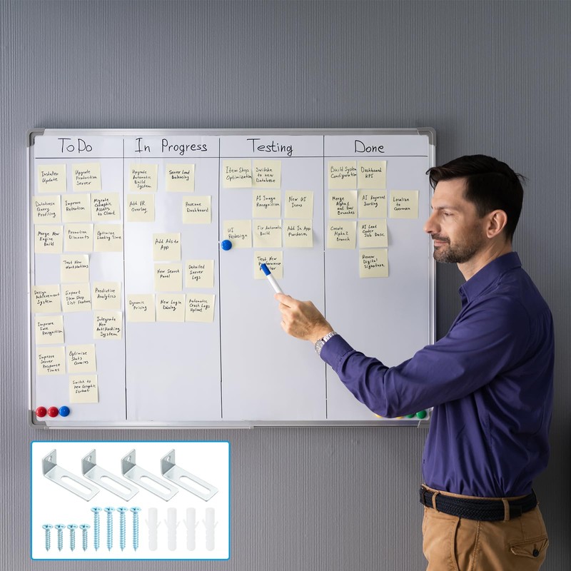 PATIKIL Whiteboard Mounting Hardware Set of 12 Whiteboard Wall Mount