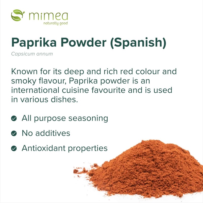Mimea Paprika Powder (Spanish) | 5kg | Quality Ingredients |