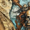 Pirate Flag 90 x 150 cm with Eyelets - Large