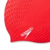 Speedo Unisex Bubble Active+ Swimming Cap | Textured Design, Fed