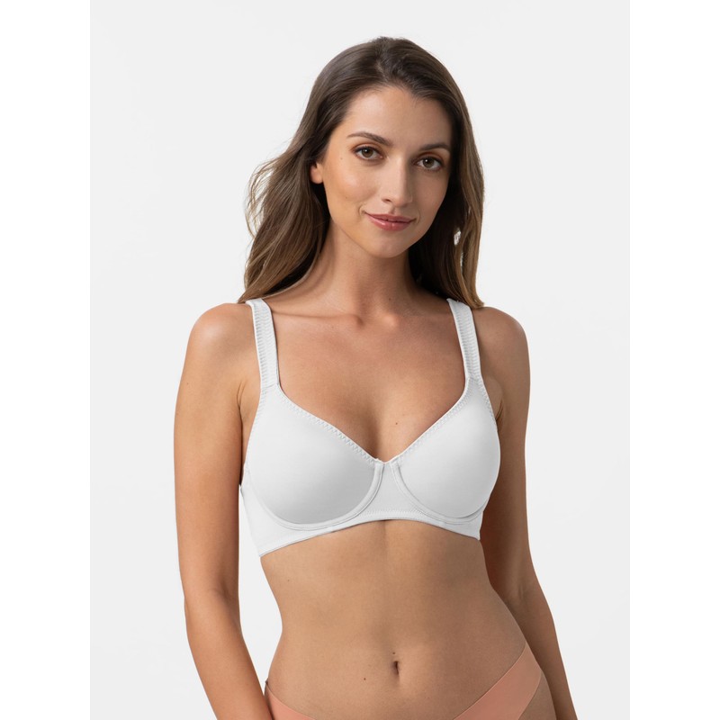 Dorina Women's Lindsay-d Full Coverage Bra, White, 85C