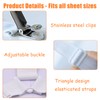 YNR Adjustable Bed Sheet Clips, 8 Pcs Fitted Sheet Straps,