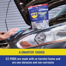 WD-40 Specialist Degreaser and Cleaner EZ-PODS, Customizable Industrial-Strength Concentrate, Multi-Surface Cleaning Solution, 1-Pack of 20 PODS
