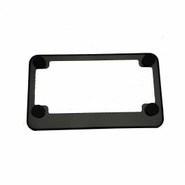 Aftermarket Products T304 Stainless Steel Motocross License Plate Frame Matte Black Powder Coated