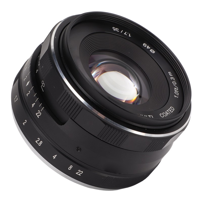 Meike 35mm F1.7 Lens APS C Frame Manual Prime Lens