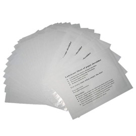 VANRA Oil Paper for Shredders, Shredder Lubricating Sheets, Shredder Accessories, Oil Sheets for All Shredder Types, Pack of 24