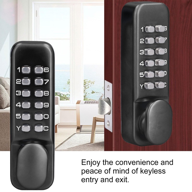Mechanical Combination Lock, Security Door Lock Anti Theft Keypad Locks