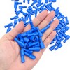 JZK 100pcs 6.3 x 0.8mm Blue Quick Connectors Socket Fully