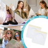 30Pcs Einweg-Rizinusöl-Pflaster für Bauchnabel,selbstklebende Rizinusöl Packung wickeln Bauchnabel Pads,weiß 7