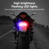 YnGia Motorcycle Flashing Rear Tail Light, 2PCS Brake Stop Light