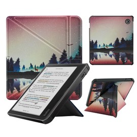 Case Compatible with Kobo Libra Colour(2024) and Kobo Libra 2(2021) e-Reader, Includes a Screen Protector - Premium PU Leather Cover with Auto Sleep/Wake