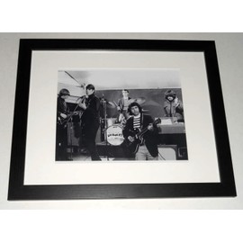 Framed Early Grateful Dead 1966 Warlocks Bob Weir, Jerry Garcia, Pigpen 14"x17"