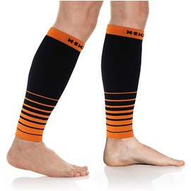 NEWZILL Compression Calf Sleeves (20-30mmHg) for Men & Women - Perfect Option to Our Compression Socks - For Running, Shin Splint, Medical, Travel, Nursing
