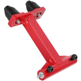 Iridesc 240110 4-Stroke Transom Saver Motor Tote, Compatible with Merc-Y 75/90/115/200/225/250/300HP & V6 175HP Engines, Red, Stainless Steel Frame, Transom Mount