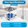 1/2 Half Size Hotel Pans with Lids | 4" Deep