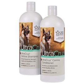UltraCruz Canine Dog Shampoo and Conditioner Bundle, 32 oz Each