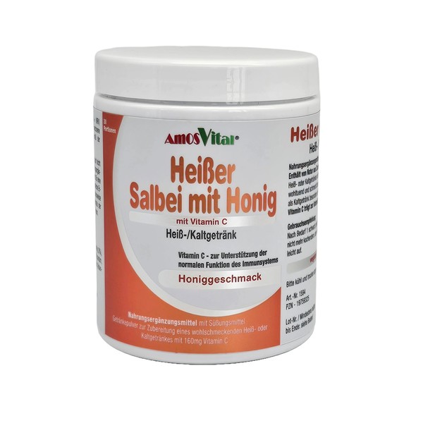 AMOSVITAL Hot Sage with Honey and Vitamin C - 30