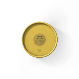 Gusto Mundial Flor de Sal d'es Trenc Lemon Lavender 60g in Decorative Spice Jar