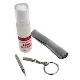 Eyeglass Repair Kit with Cleaning Fluid, Microfiber Cloth, and a Key Chain Screwdriver