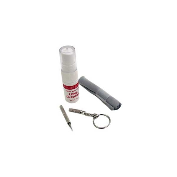 Eyeglass Repair Kit with Cleaning Fluid, Microfiber Cloth, and a Key Chain Screwdriver