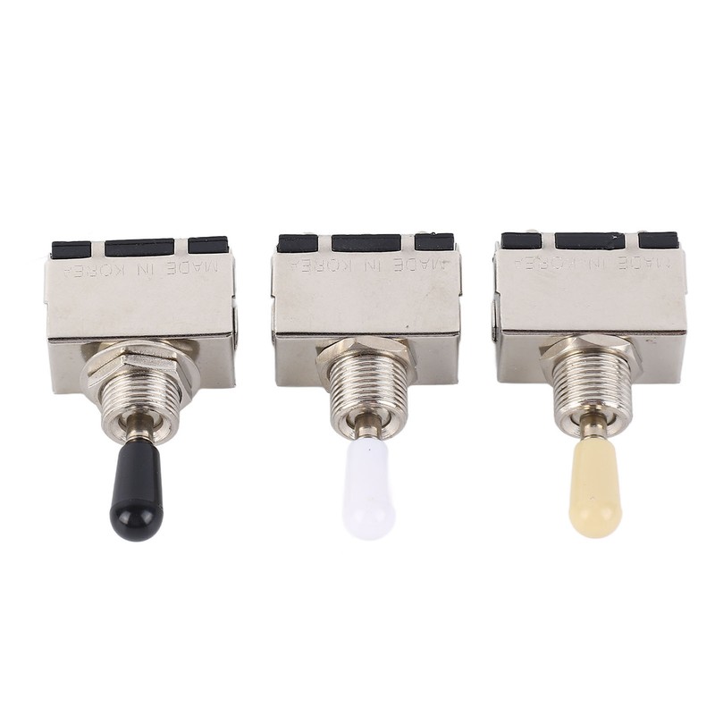 3Pcs Electric Guitar Toggle Switch 3 Way Voice Changeover Shifter