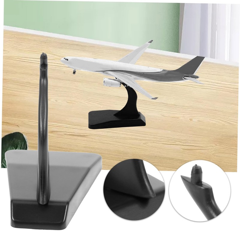VILLFUL 2Pcs Plastic Model Stand for Aircraft Display Durable Airplane