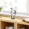 Thinker Statue Abstract Art Sculpture Home Decor, Metal Creative Face