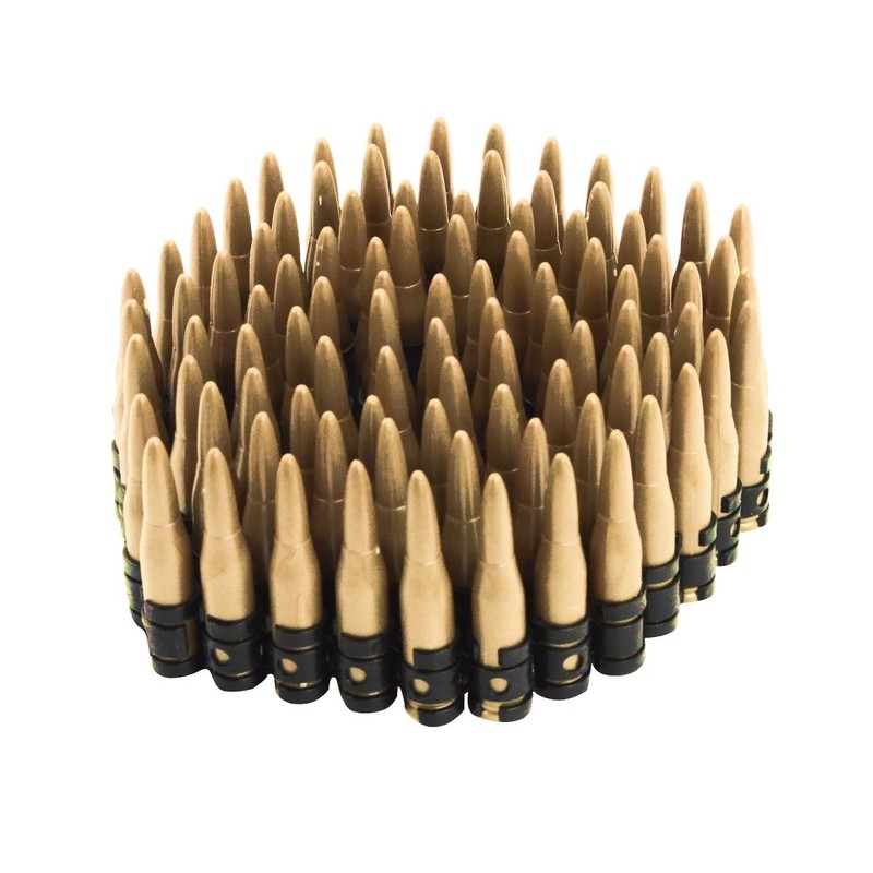 Treasure Gurus 60" Plastic Toy Ammo Bullet Belt Bandolier