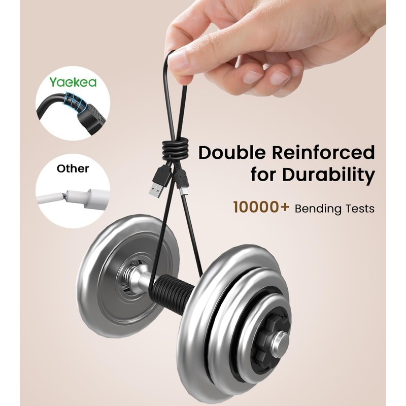 Yaekea Mini USB Cable Compatible with Texas Instruments TI-84 Plus