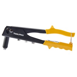 ToolPro Rivet Tool - Heavy Duty, Professional Riveting Tool for Suspended Ceiling and Metalwork Projects, Rubber Handles for Secure Grip