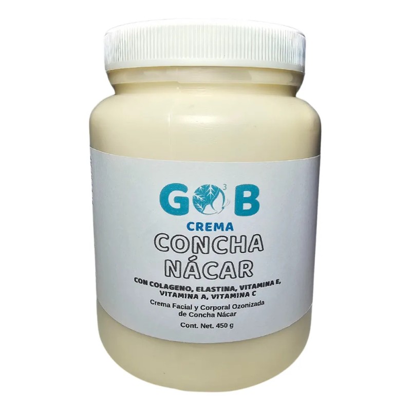 Gob crema ozonizada con concha nácar 450 g | aclara
