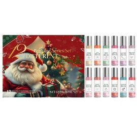 Perfumes De Navidad Para Mujeres - 12 Piezas De Fragancias,Fragancia Encantadora | para Desplazamientos Citas Fiestas Salidas Nocturnas Negocios Social Reuniones Informales Esposa