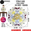 ImprovingLife The Gears Clock Wall Clock Italy Collection with Moving