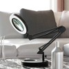 HITTI 【Upgraded】 12X LED Magnifying Lamp, 1,800 Lumens Stepless Dimmable,