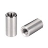 sourcing map M6 Round Connector Nuts, 304 Stainless Steel Coupling