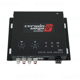 Cerwin Vega CVM1 Digital Car Audio Bass Enhancer Driver Equalizer - Ultimate Sound Upgrade for Your Car Stereo System - Maximize Bass Performance and Control with Dash Mount Remote
